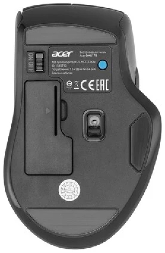 Компьютерная мышь Acer OMR170, черная