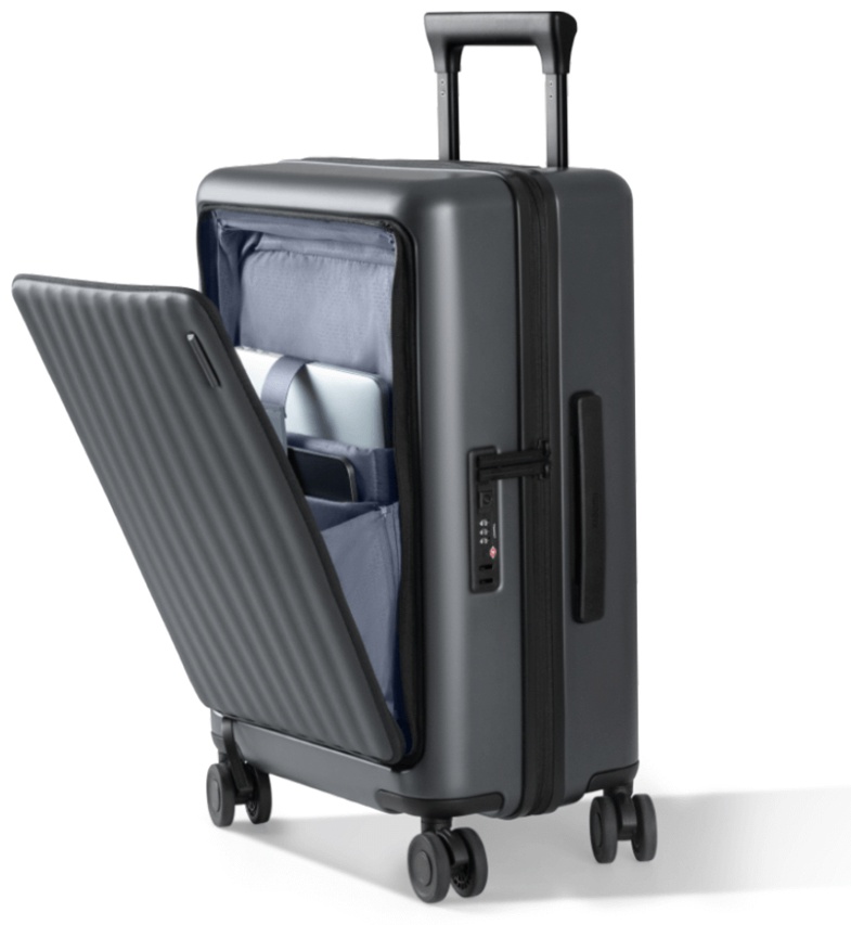 Чемодан Xiaomi Front Pocket Carry-on Luggage 20&quot; поликарбонат 38 черный