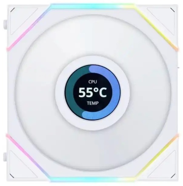 Вентилятор LIAN LI UNI FAN SL Wireless LCD 120 Reverse Blade, G99.12RSLLCD1W1W.00