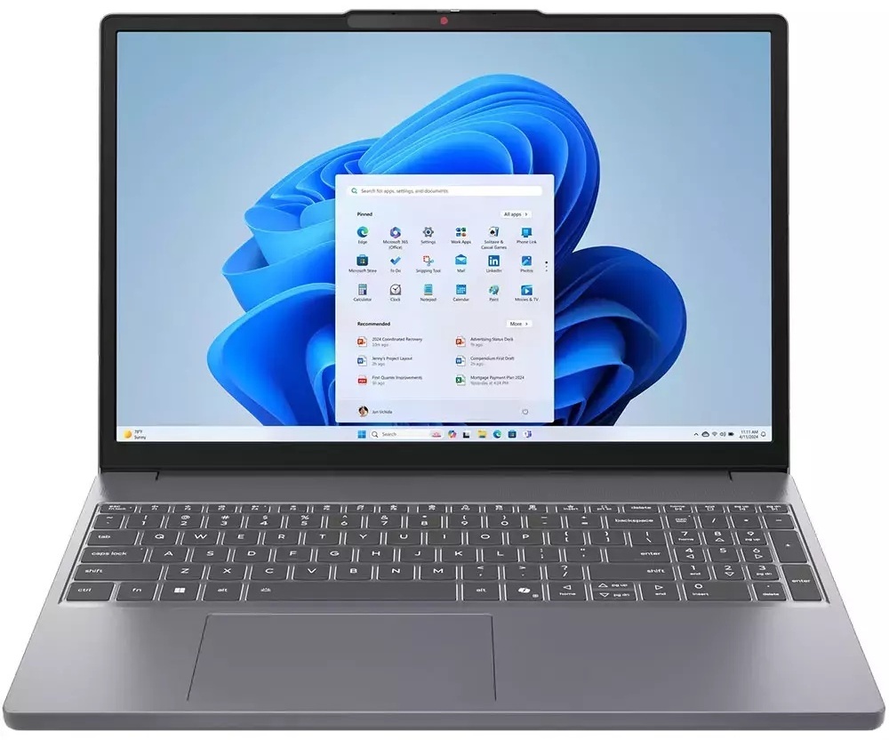 Ноутбук Lenovo IdeaPad Slim 3 15IRH10 15.3\&quot; / 16 Гб / SSD 512 Гб / Win 11 / 83K1002XRK