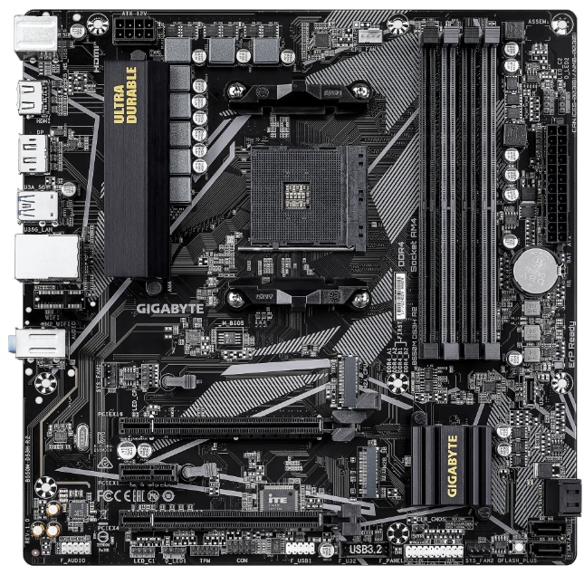Материнская плата GIGABYTE B550M DS3H R2