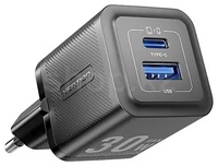 Зарядное устройство Vention FEQB0-EU USB Type-C, USB черное