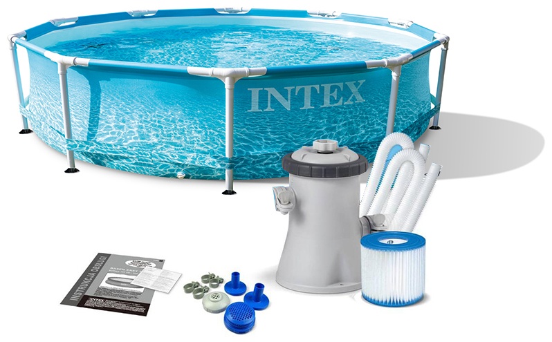 Бассейн каркасный Intex 28208NP, 305x305x76 см