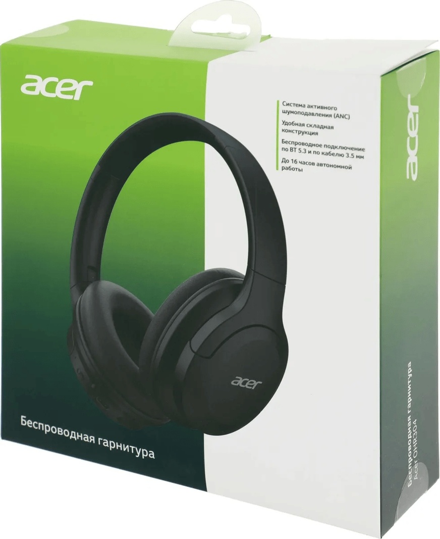 Наушники Acer OHR304, черные