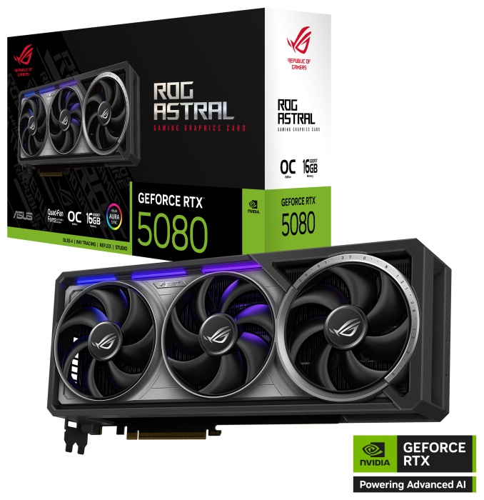 Видеокарта ASUS ROG-ASTRAL-RTX5080-O16G-GAMING 16 Гб