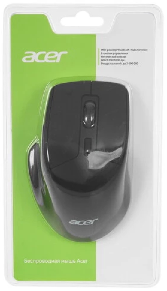 Компьютерная мышь Acer OMR170, черная