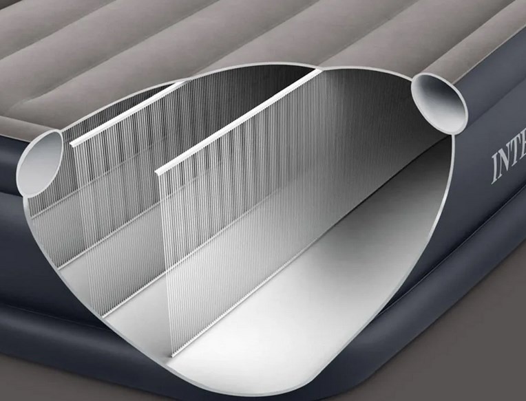 Матрас Intex DELUXE Pillow Rest Raised 64132ND, 191x99x42 см, насос встроенный