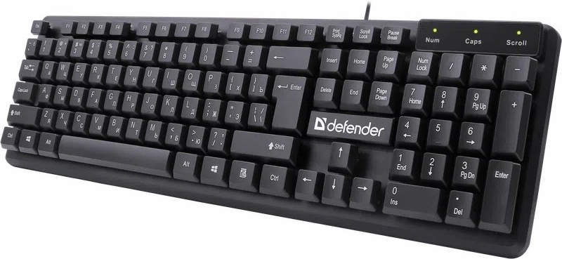 Клавиатура Defender Symbol HB-559 черный
