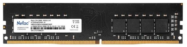 Оперативная память Netac NTBSD4P26SP-16 16 Гб