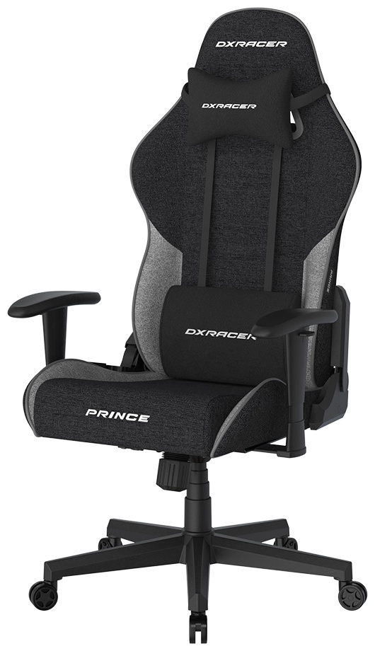 Игровое кресло DXRacer GC/LPF24FBC/NG, черный, серый