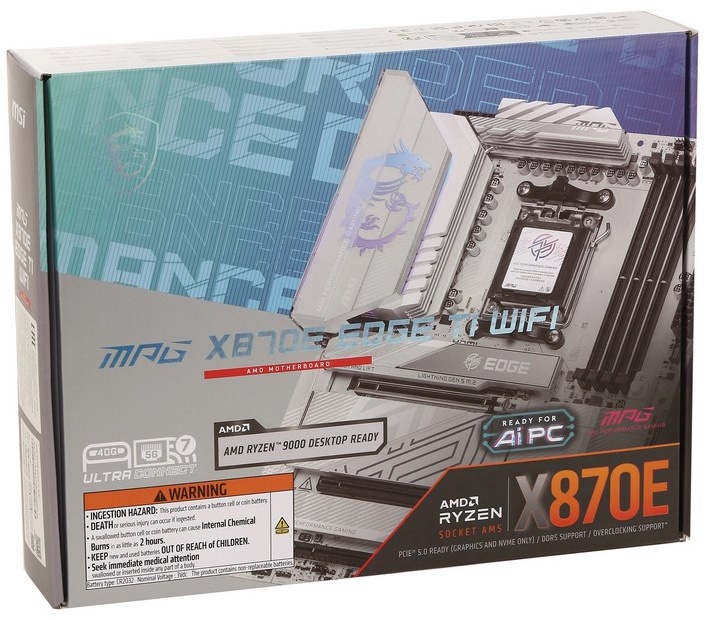 Материнская плата MSI MPG X870E Edge TI WiFi