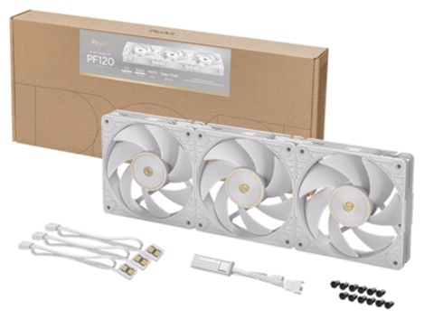 Вентилятор для корпуса ASUS PROART PF120 FAN PWM WHITE 3IN1