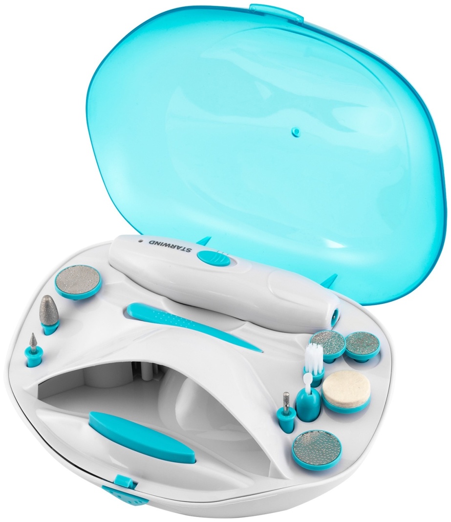 Маникюрно-педикюрный набор Starwind SMS 4050 аппарат, белый