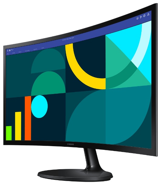 Монитор 24&quot; Samsung LS24D364GAIXCI черный