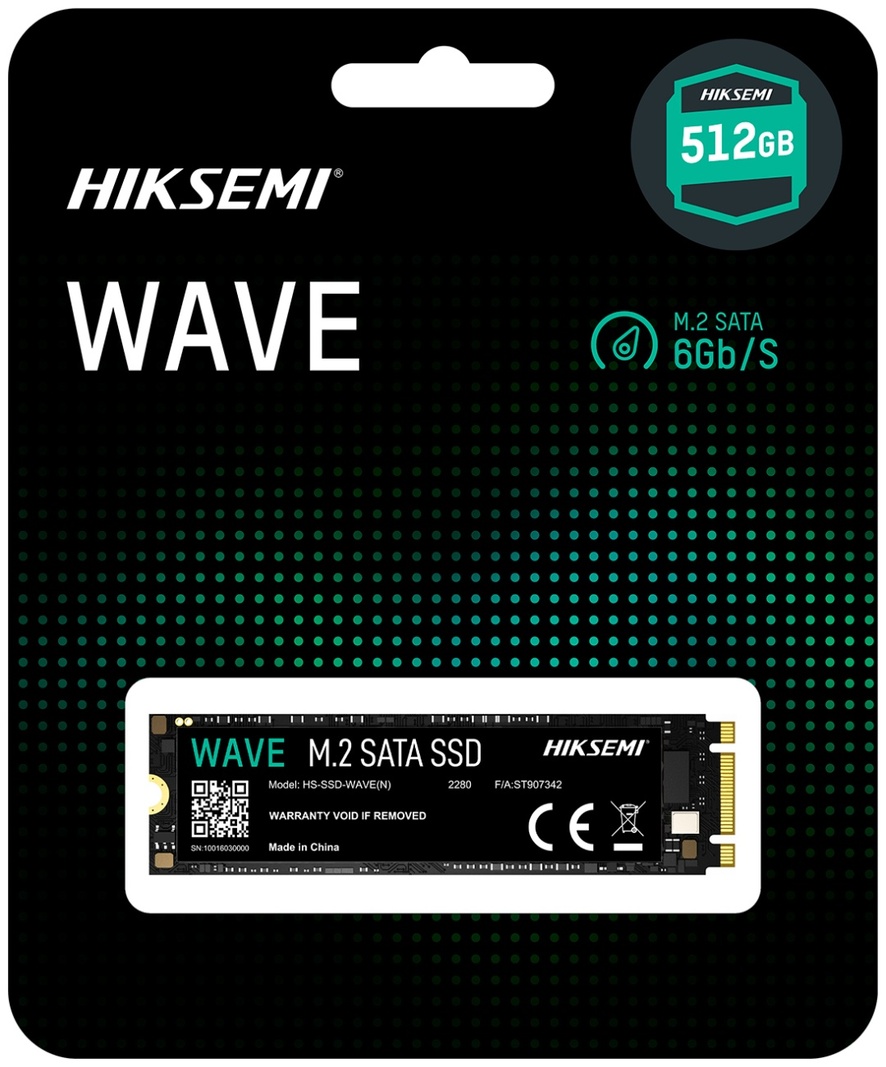 Твердотельный накопитель SSD Hiksemi Wave(S), HS-SSD-WAVE(N) 512GB