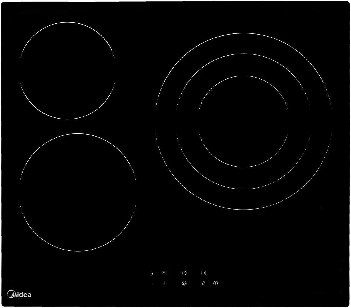 Варочная поверхность Midea MCH-B633CK черный