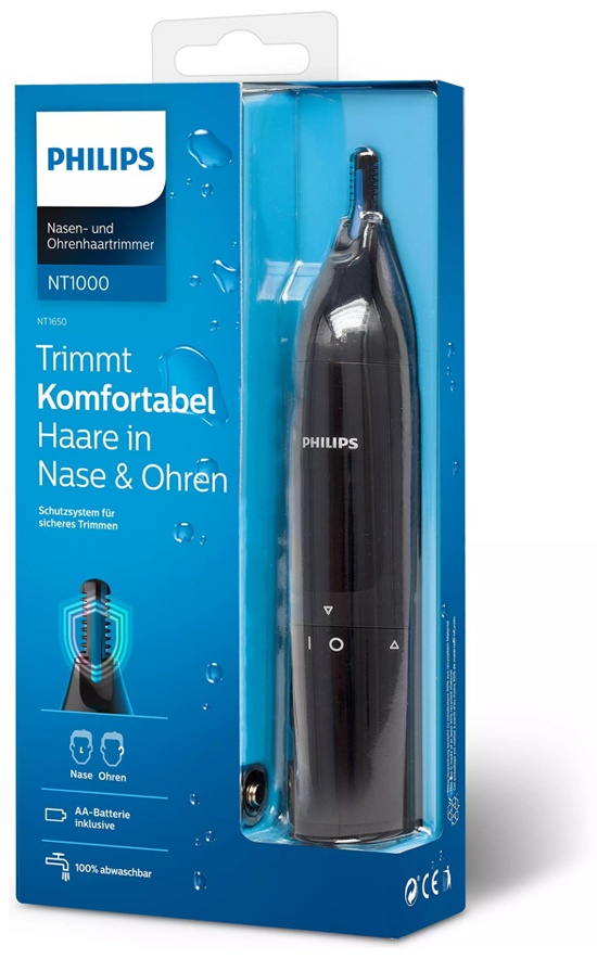 Триммер Philips Series 1000 NT1650/16 черный