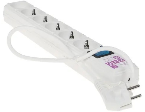 Сетевой фильтр Power Cube SPG(5+1)-16B-0.5M White 0.5 м