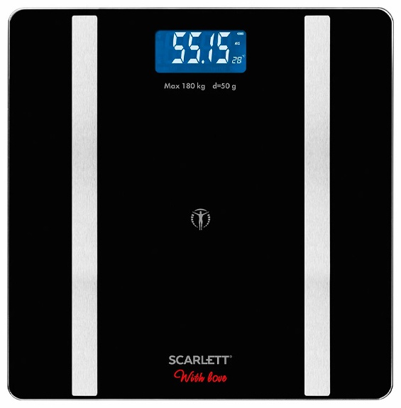 Напольные весы Scarlett электронные SC-BS33ED112 до 180 кг...