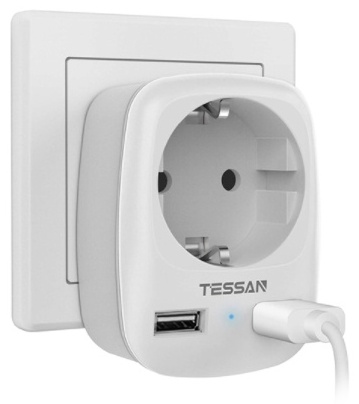 Переходник Tessan TS-611-DE 1шт