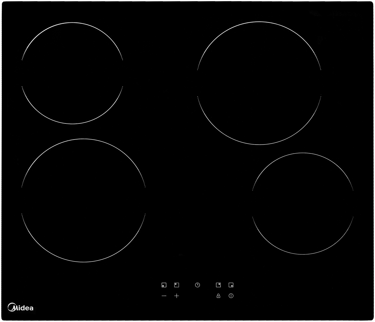 Варочная поверхность Midea MCH-B641CK черный
