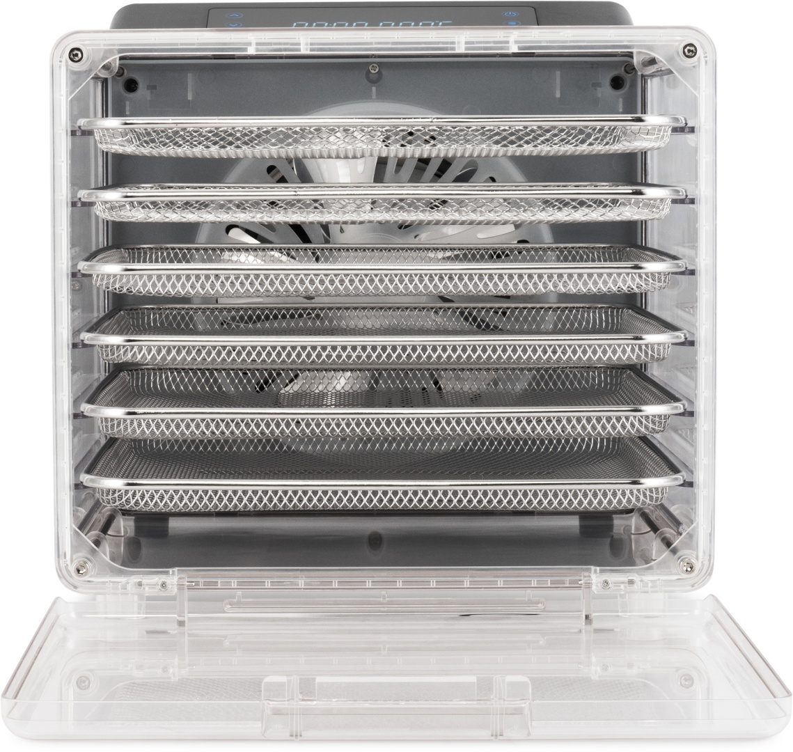 Электросушилка Hyundai HYFD-8800 прозрачный, черный