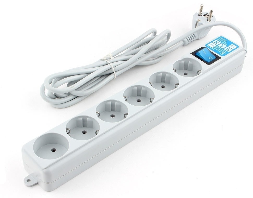 Сетевой фильтр Power Cube SPL(5+1)-16B-P-3M 3 м