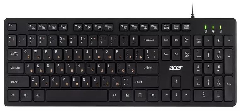 Клавиатура Acer OKW122, черная