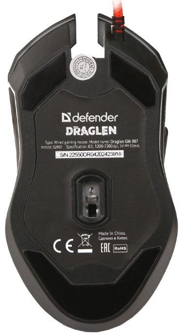 Мышь Defender Fraglen GM-907 черный