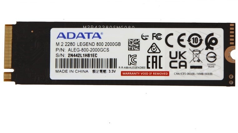 SSD ADATA ALEG-800-2000GCS 2000 Гб