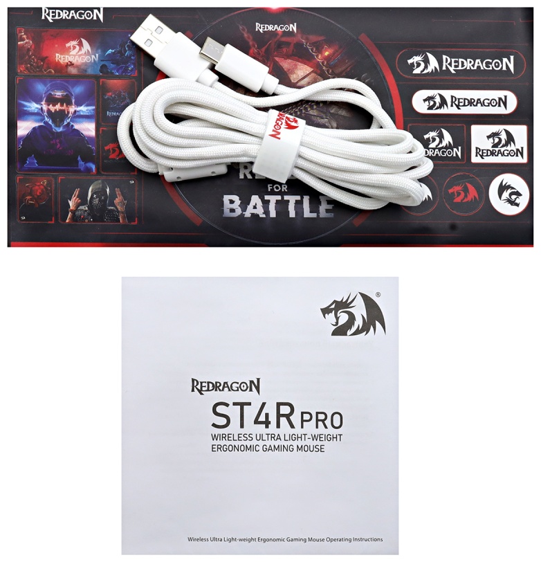 Мышь Redragon St4r Pro голубой