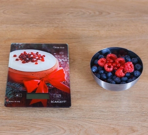 Scarlett кухонные весы SC-KS57P79 1 шт, стекло