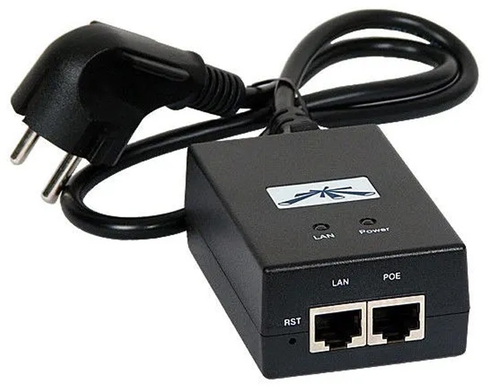 Переходник Ubiquiti RJ-45 - RJ-45 POE-24-24W