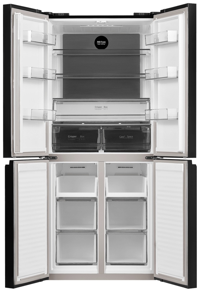 Холодильник MAUNFELD MFF192NFB Inverter черный