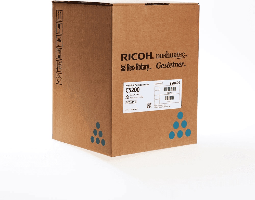 Картриджи Ricoh C5200 (828429) голубой (cyan)