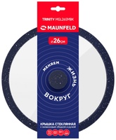 Крышка MAUNFELD TRINITY MGL26SMBK 26 см