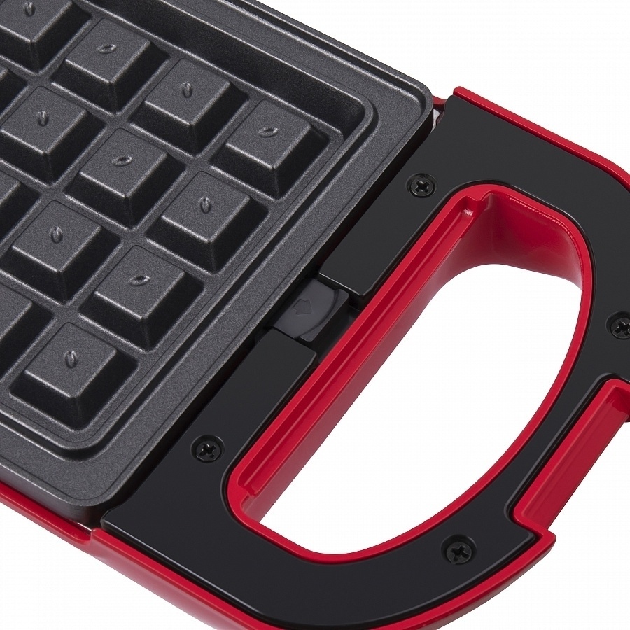 Вафельница MAUNFELD MF-1434R, красная