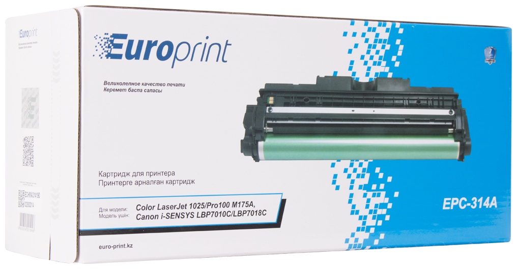 Картриджи Europrint EPC-CE314A черный