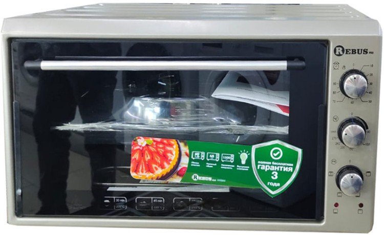 Электропечь Rebus Pro 3695 INOX серая