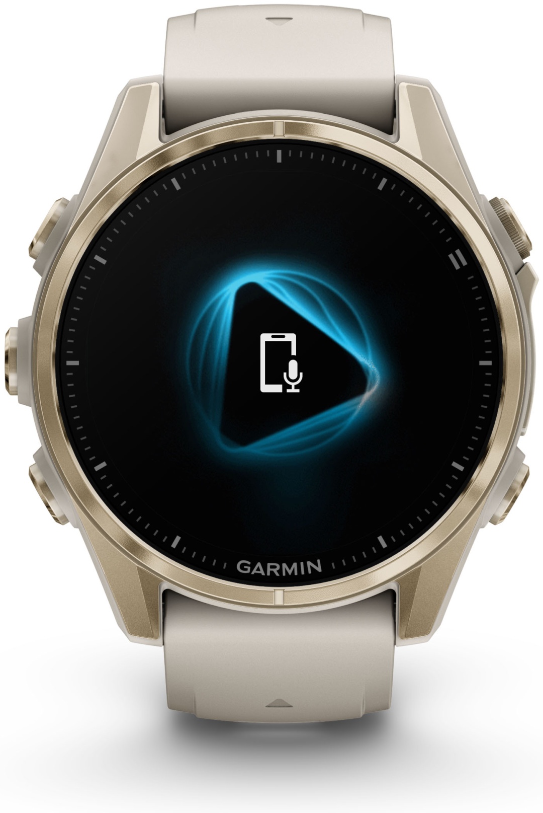 Смарт-часы Garmin Fenix 8 43 мм золотистый-бежевый