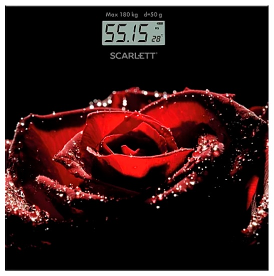 Напольные весы Scarlett электронные SC-BS33E028 до 180 кг