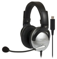 Наушники Koss SB45 USB, черно-серебристые