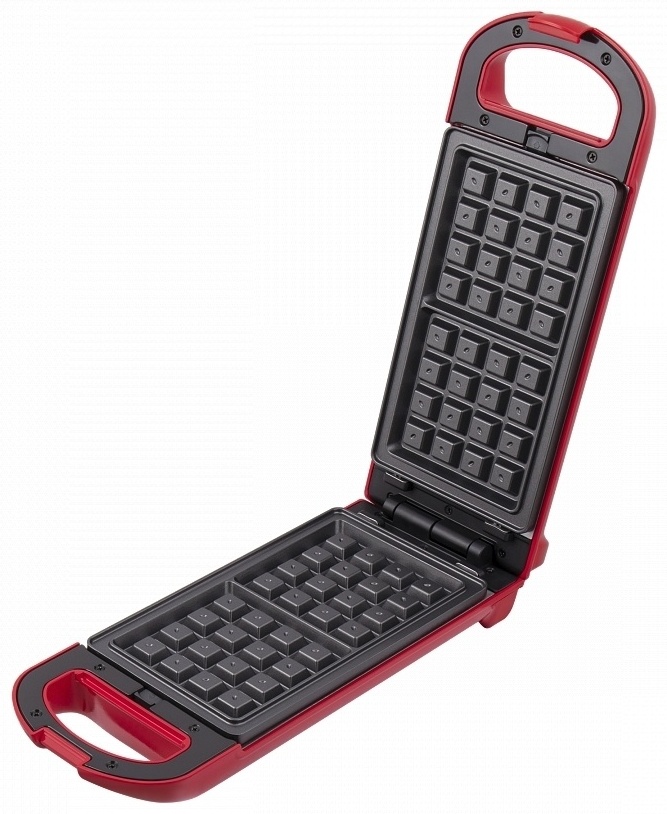 Вафельница MAUNFELD MF-1434R, красная