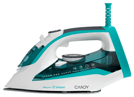 Утюг Candy CI-103 белый, бело-бирюзовый