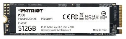 SSD Patriot P320 P320P512GM28 512 Гб