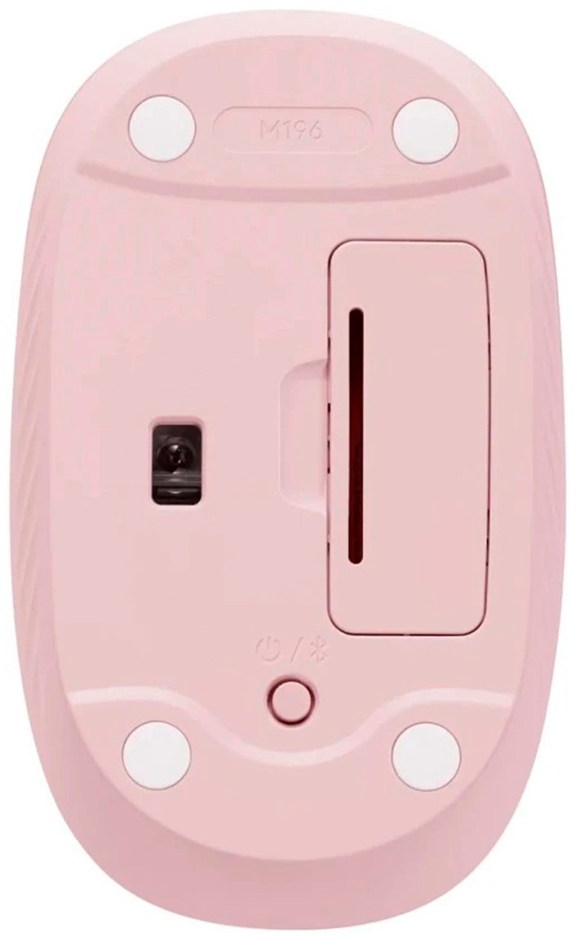 Мышь Logitech M196 розовый