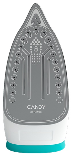 Утюг Candy CI-103 белый, бело-бирюзовый