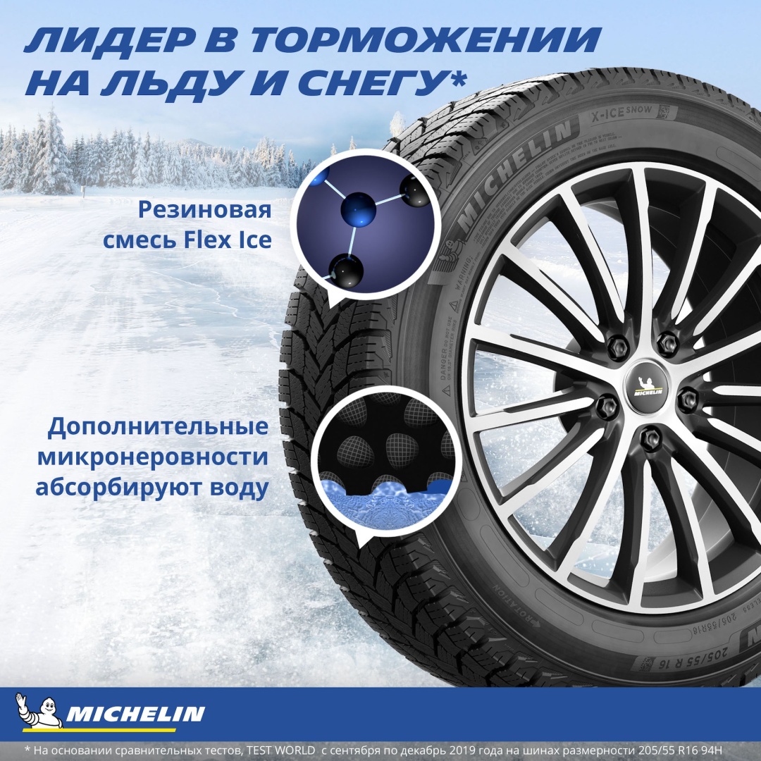 MICHELIN X-ICE SNOW SUV 265/70 R16 112T без шипов