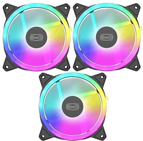 Кулер PCcooler F3 T120 ARGB 3 IN 1 BK