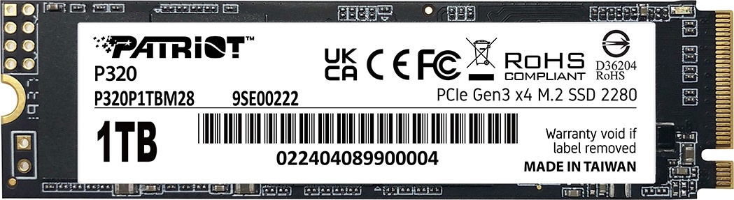 SSD Patriot P320P1TBM28 1000 Гб